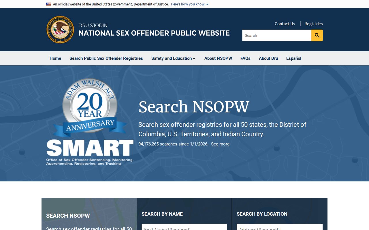 National search used with Kitsap County sex offender registry records